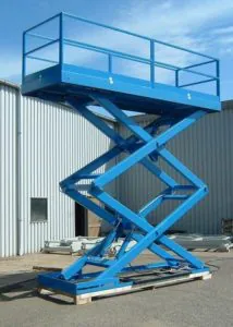 l double vertical scissor lift